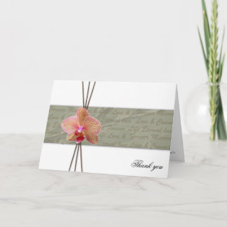 Elegant Orchid Thank you - Customized
