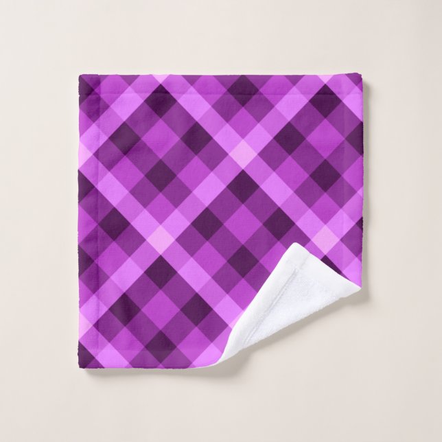 Elégant Orchidée Purple Linge Lavé (Gant de toilette)