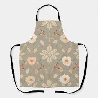 Elegant Organic Apron - Soft Colours & Natural Ele
