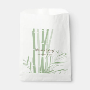 Elegant Oriental Bamboo Wedding Favour Bag