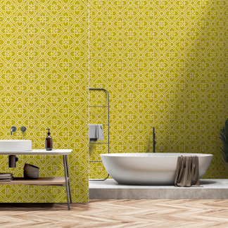 Elegant Oriental Floral Thai Style Asian Pattern  Wallpaper