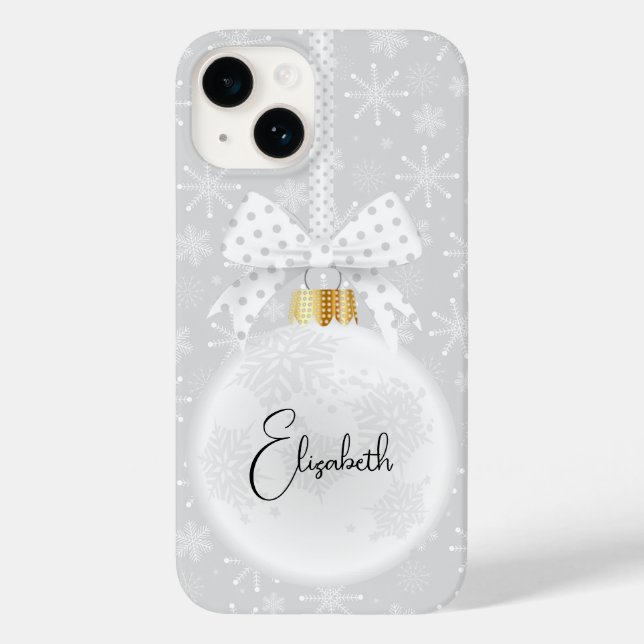 Elegant Ornament Christmas Case-Mate iPhone Case (Back)