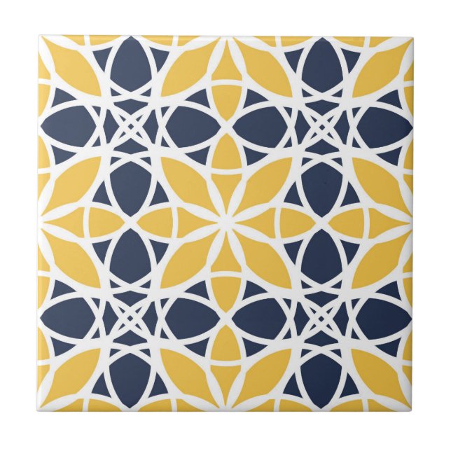 Elegant ornamental pattern, seed of life tile (Front)