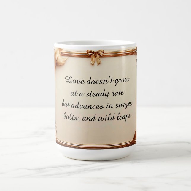 Elegant Ornate Gold Frame Coffee Mug (Center)
