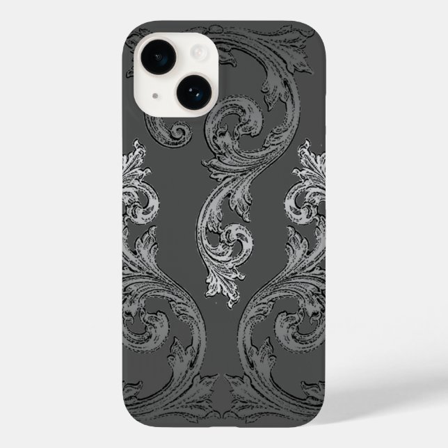 Elégant Ornate Goth Design iPhone 6 Coque (Verso)