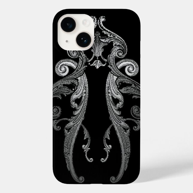 Elégant Ornate Goth Design iPhone 6 Coque (Verso)