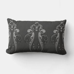 Elégant Ornate Goth Design Jeter Oreiller