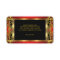 Elegant Ornate Royal Red Jewel Black Gold