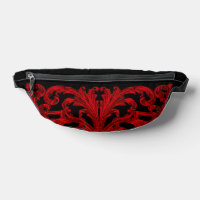 Élégant, Orné Antique Rouge