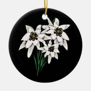 Élégant ornement Edelweiss