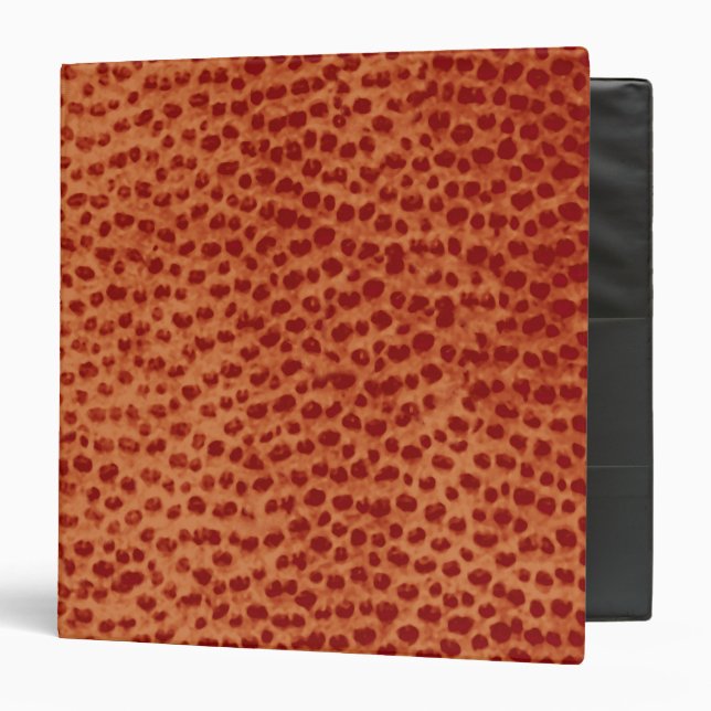 Elegant Ostrich Leather Look Binder (Front/Inside)