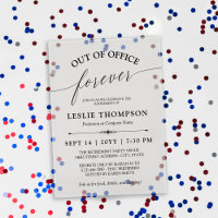Elegant Out of Office Forever Retirement Party