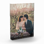 Elegant overlay personalized love script wedding p photo block<br><div class="desc">Elegant text overlay personalized Wedding Love script custom photo block.
You can easily change the photo and text.
If you need help,  please contact me.</div>