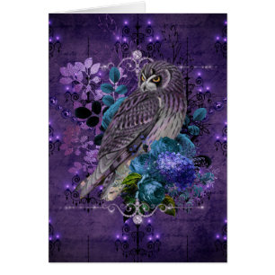 Elegant owl floral vintage chandeliers and jewels