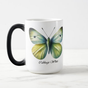 Elegant Pabbage White Butterfly Wrap  Magic Mug