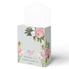 Elegant Painted Pink Floral 90th birthday favours 