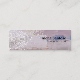 Elegant Painting Mini Business Card