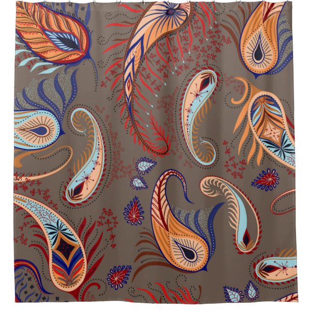 Elegant Paisley Print: Vintage Pattern (Front)