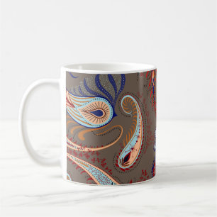 Elegant Paisley Print: Vintage Pattern Coffee Mug