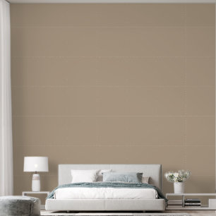 Elegant Pale Taupe Plain Solid Colour Bedroom Wallpaper