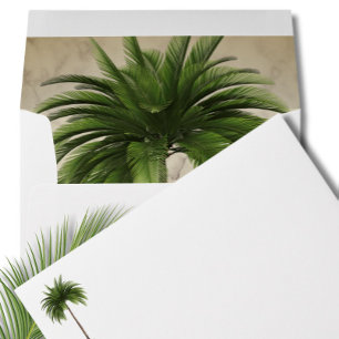 Elegant Palm Tree  Envelope