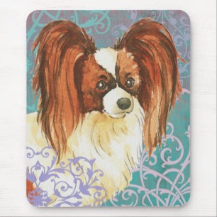 Elegant Papillon Mouse Pad
