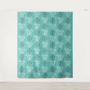Elegant Party Backdrop Step and Repeat Tapestry