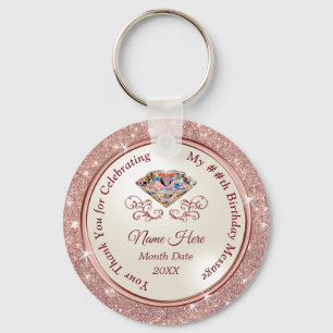 Elegant Party Favours for Adults, Birthday, Weddin Keychain