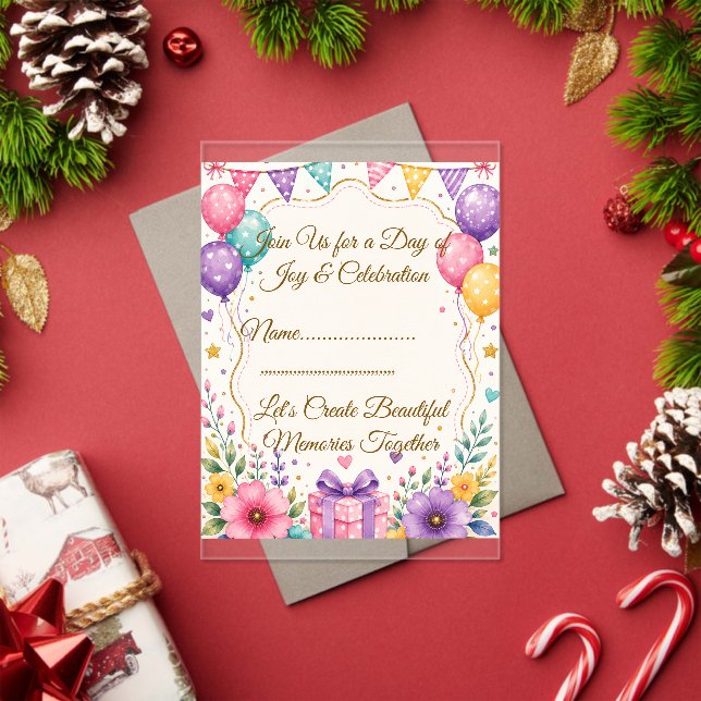 Elegant Party Invite Template (Insitu (Holiday))