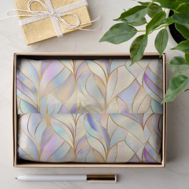 Elegant Pastel Abstract Tissue Paper (Gift)