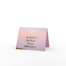 Elégant Pastel Baby shower Invitation sur mesure