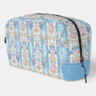 Elegant pastel baroque pattern  dopp kit