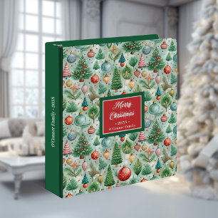 Elegant Pastel Binder Watercolor Custom Name Gift