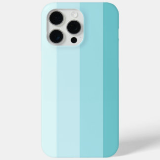 Elegant Pastel Blue Gradient Vertical Stripes iPhone 15 Pro Max Case