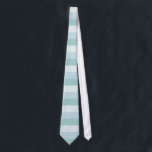 Elegant Pastel Blue Green Striped Modern Template Tie<br><div class="desc">Elegant Pastel Blue Green Striped Modern Template Neck Tie.</div>