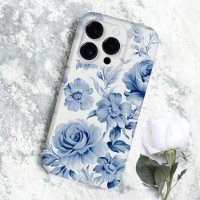 Elegant Pastel Blue Watercolor Roses