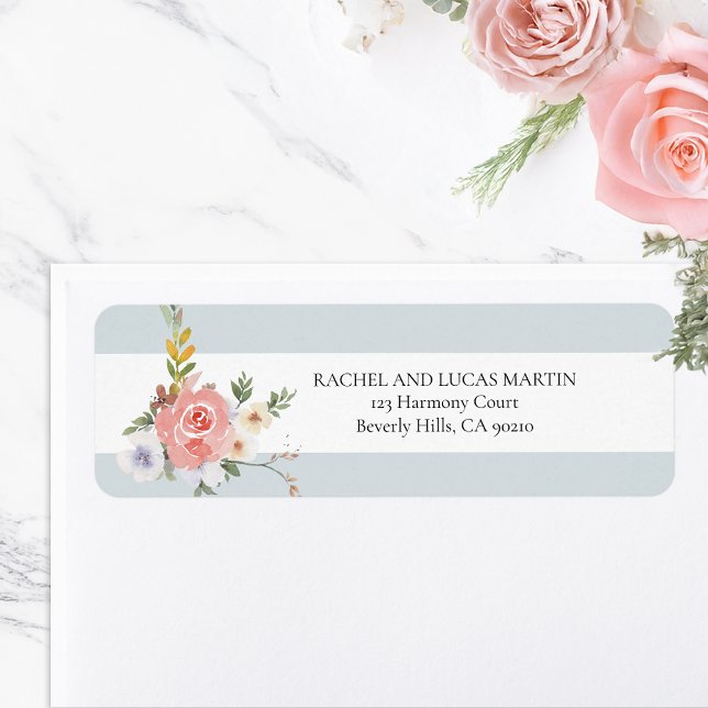 Elégant Pastel Boho Aquarelle Floral (Créateur téléchargé)