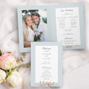 Elegant Pastel Boho Floral Calligraphy Program