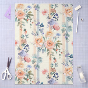 Elegant Pastel Cottage Core Craft & Decoupage Tissue Paper