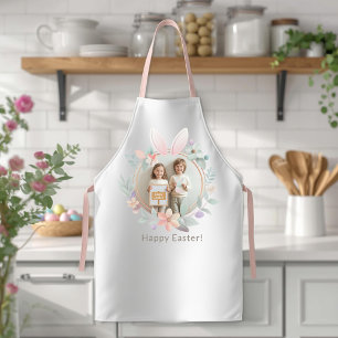 Elegant Pastel Easter Photo Apron
