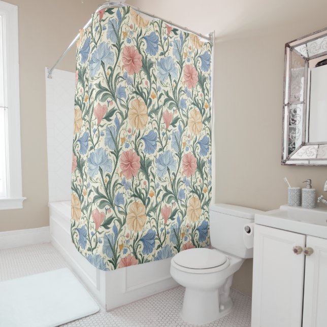Elegant Pastel Floral Pattern (In Situ)