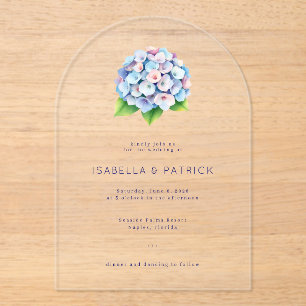 Elegant Pastel Floral Wedding Invitation