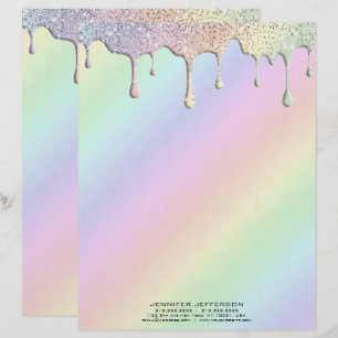 Elegant pastel letterhead