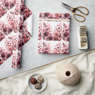 Elegant Pastel Pink Wedding Wrapping Paper