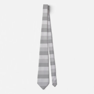 Elegant Pastel Silver Bars Neck Tie