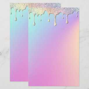 Elegant pastel stationery