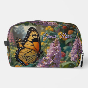 Elegant pastel wildflower garden with butterfly dopp kit