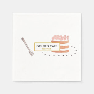 Elegant Pastry/Bakery/Cafe Napkins