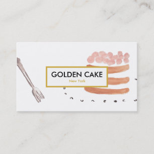 Elegant Pastry/Bakery/Dessert Business Card