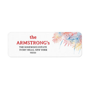 Elegant Patriotic Fireworks   4th of July Wedding 